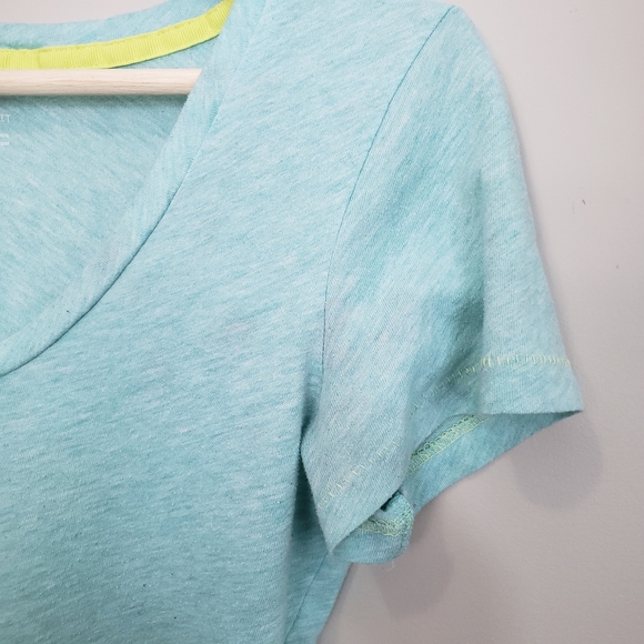 3/$30 Victoria's Secret Blue ScoopNeck ShortSleeve - Picture 5 of 12